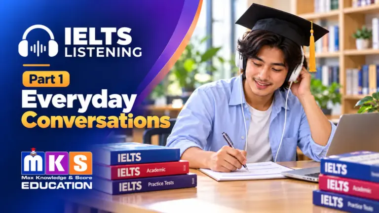 IELTS LISTENING Part 1: graduate student practising listening