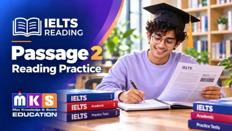 IELTS READING Passage 2: graduate student practising reading