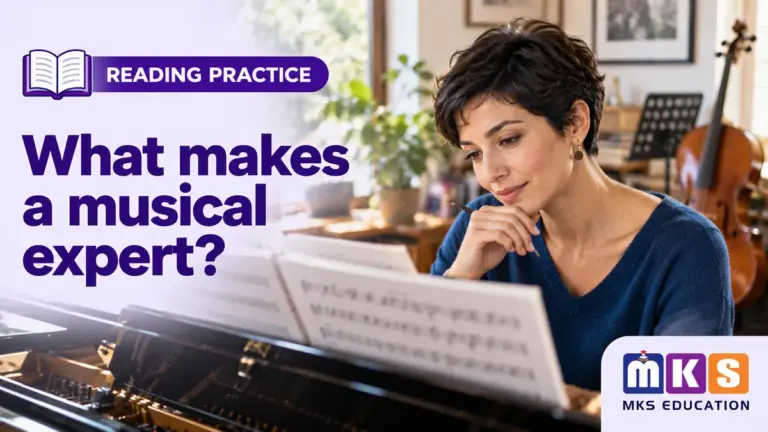 What makes a musical expert? — MKS Education cover