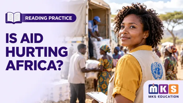 IS AID HURTING AFRICA? — MKS Education cover