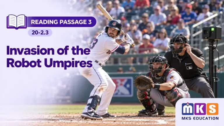 Reading 20-2.3 — Invasion of the Robot Umpires — MKS Education cover