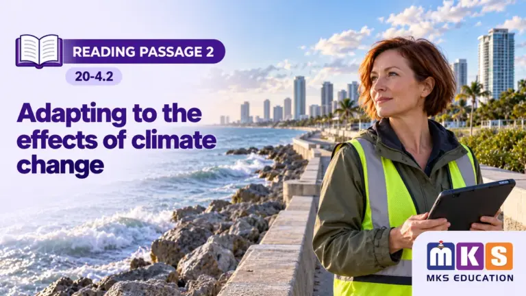 Reading 20-4.2 — Adapting to the effects of climate change — MKS Education cover