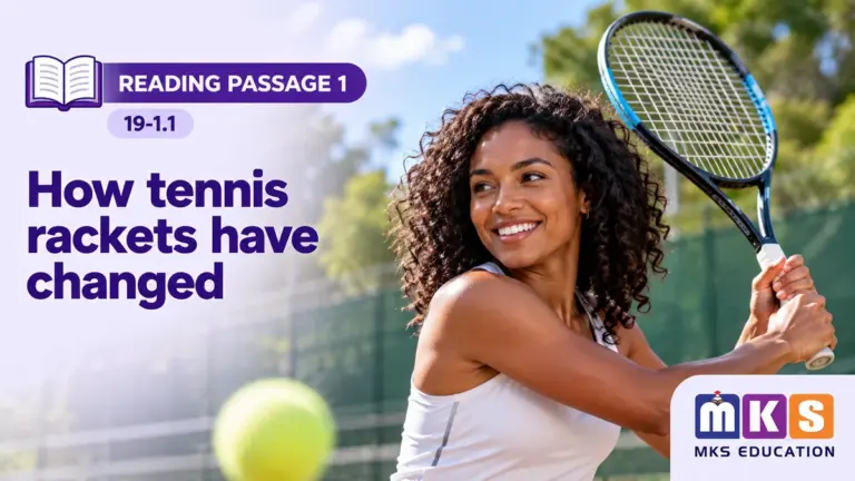 Reading 19-1.1 — How tennis rackets have changed — MKS Education cover