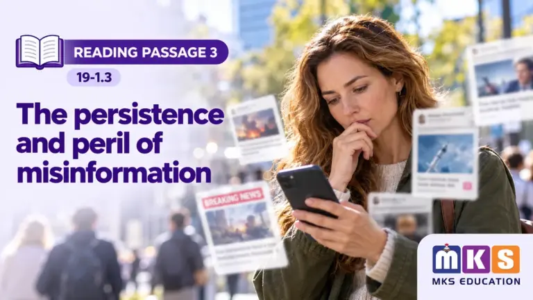 Reading 19-1.3 — The persistence and peril of misinformation — MKS Education cover