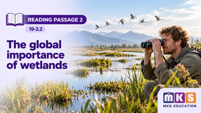 Reading 19-3.2 — The global importance of wetlands — MKS Education cover