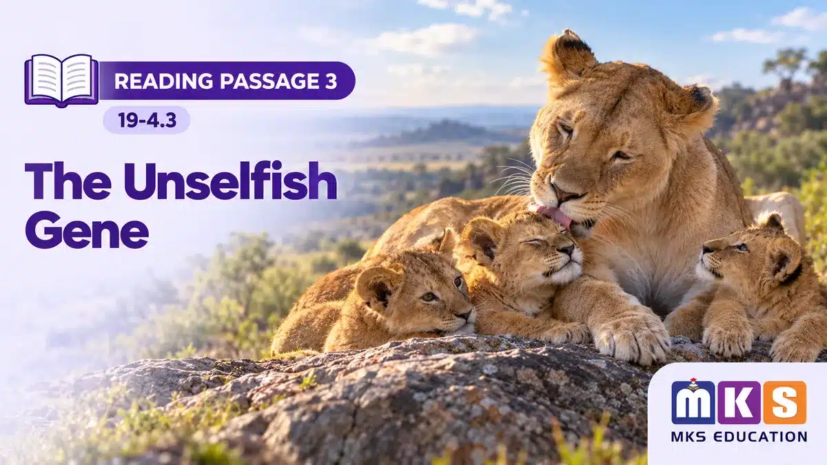 Reading 19-4.3 — The Unselfish Gene
