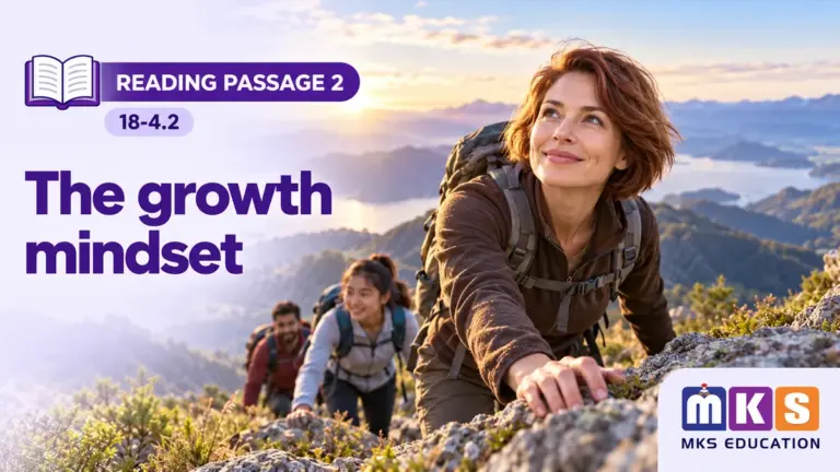 Reading 18-4.2 — The growth mindset — MKS Education cover