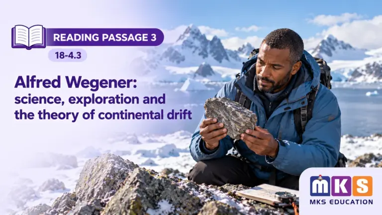 Reading 18-4.3 — Alfred Wegener: science, exploration and the theory of continental drift — MKS Education cover