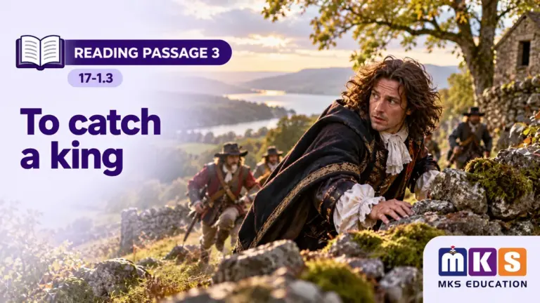 Reading 17-1.3 — To catch a king — MKS Education cover