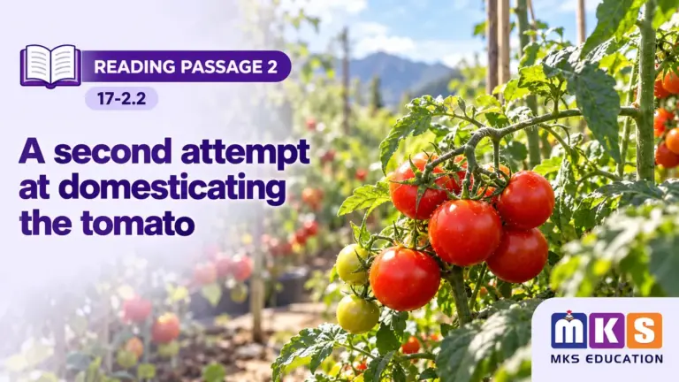 Reading 17-2.2 — A second attempt at domesticating the tomato — MKS Education cover
