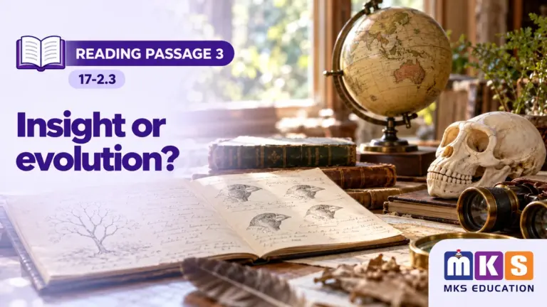 Reading 17-2.3 — Insight or evolution? — MKS Education cover
