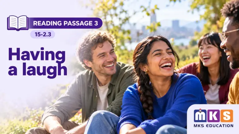Reading 15-2.3 — Having a laugh — MKS Education cover