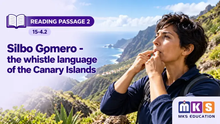 Reading 15-4.2 — Silbo Gomero - the whistle language of the Canary Islands — MKS Education cover