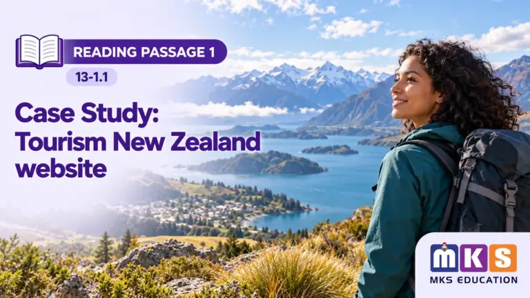 Reading 13-1.1 — Case Study: Tourism New Zealand website — MKS Education cover