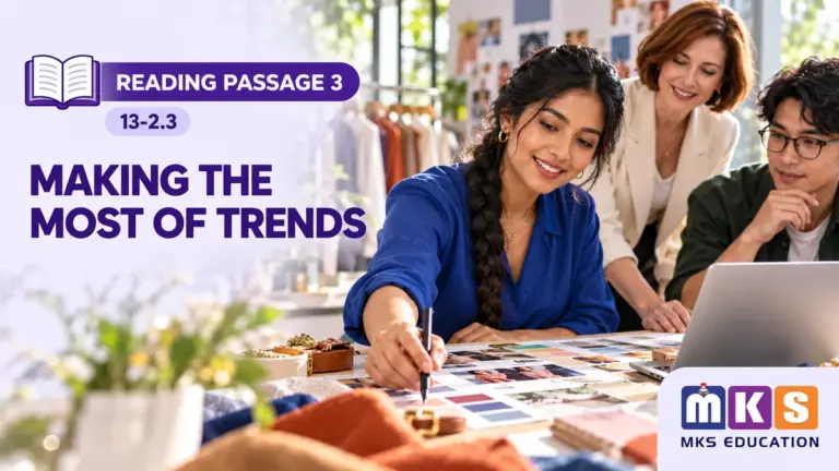 Reading 13-2.3 — MAKING THE MOST OF TRENDS — MKS Education cover