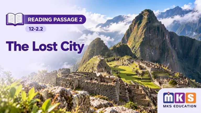 Reading 12-2.2 — The Lost City — MKS Education cover