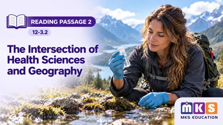 Reading 12-3.2 — The Intersection of Health Sciences and Geography — MKS Education cover