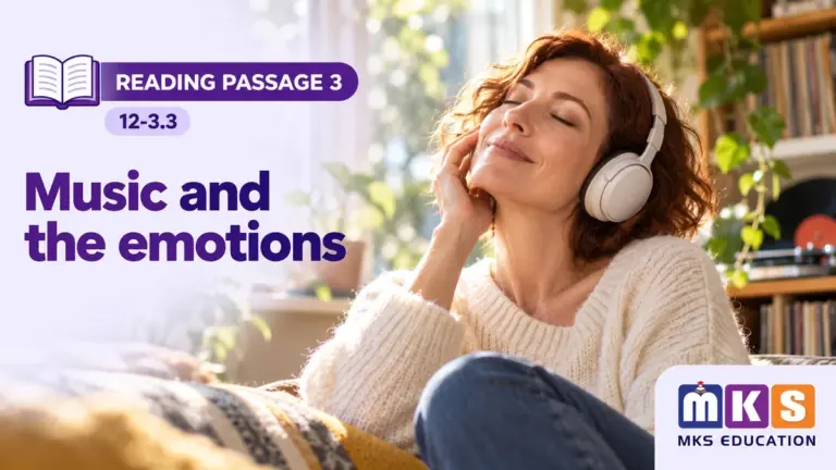 Reading 12-3.3 — Music and the emotions — MKS Education cover