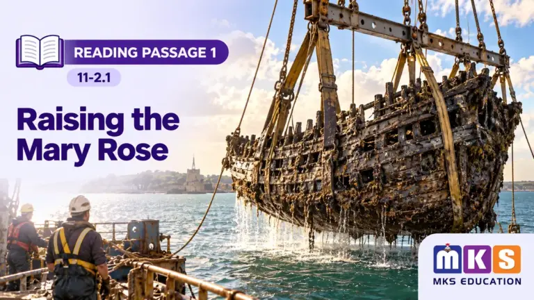 Reading 11-2.1 — Raising the Mary Rose — MKS Education cover