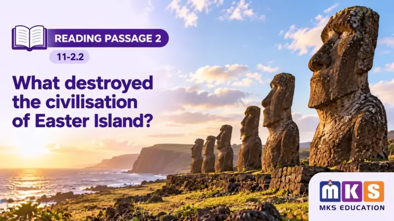 Reading 11-2.2 — What destroyed the civilisation of Easter Island? — MKS Education cover