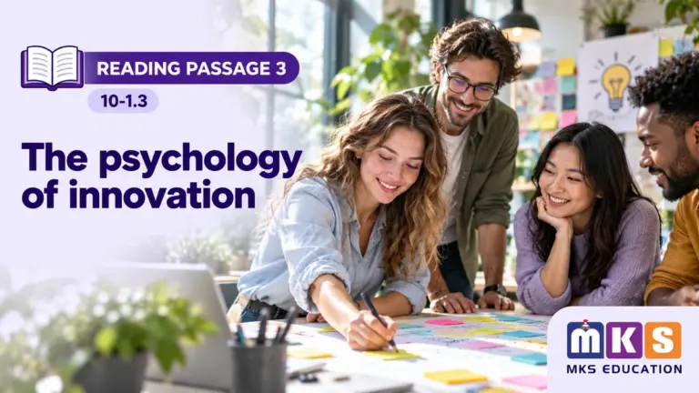 Reading 10-1.3 — The psychology of innovation — MKS Education cover