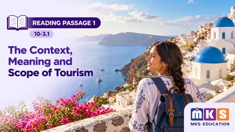 Reading 10-3.1 — The Context, Meaning and Scope of Tourism — MKS Education cover