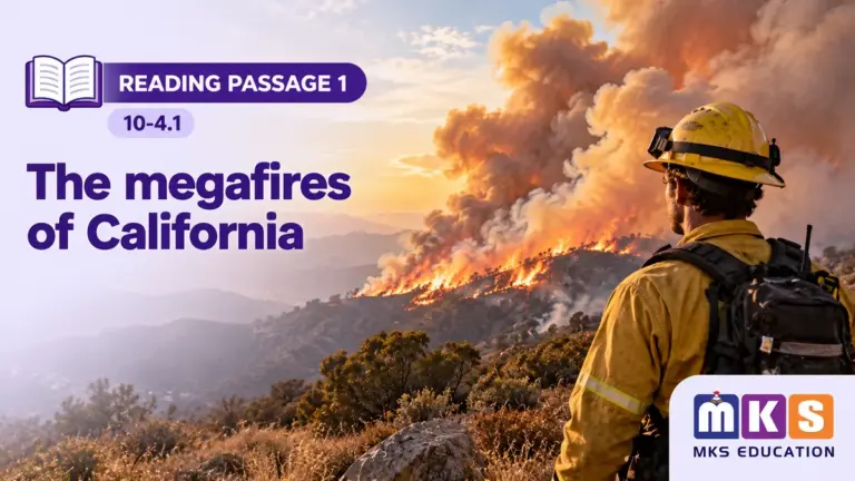 Reading 10-4.1 — The megafires of California — MKS Education cover