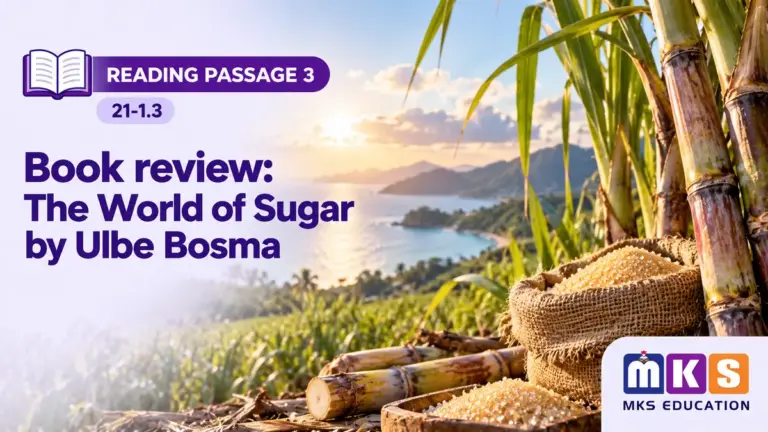 Reading 21-1.3 — Book review: The World of Sugar by Ulbe Bosma — MKS Education cover