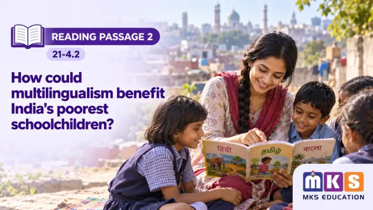 Reading 21-4.2 — How could multilingualism benefit India's poorest schoolchildren? — MKS Education cover