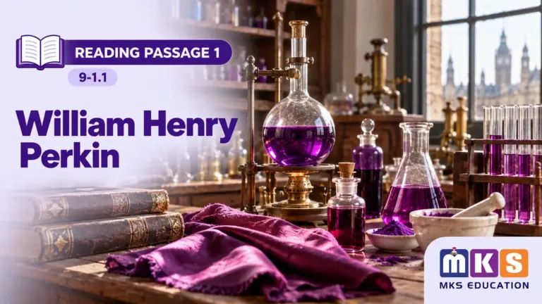 Reading 9-1.1 — William Henry Perkin — MKS Education cover