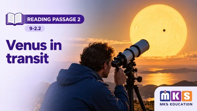 Reading 9-2.2 — Venus in transit — MKS Education cover