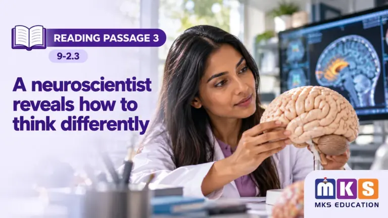 Reading 9-2.3 — A neuroscientist reveals how to think differently — MKS Education cover