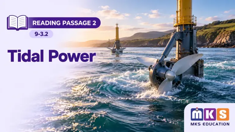 Reading 9-3.2 — Tidal Power — MKS Education cover