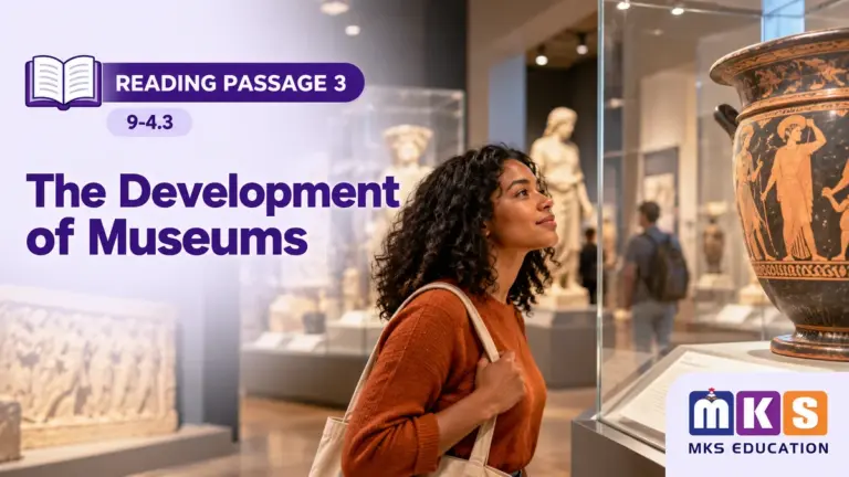 Reading 9-4.3 — The Development of Museums — MKS Education cover