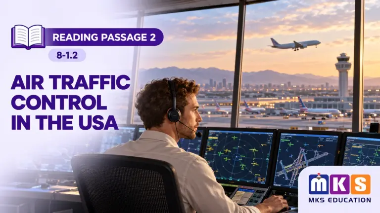 Reading 8-1.2 — AIR TRAFFIC CONTROL IN THE USA — MKS Education cover