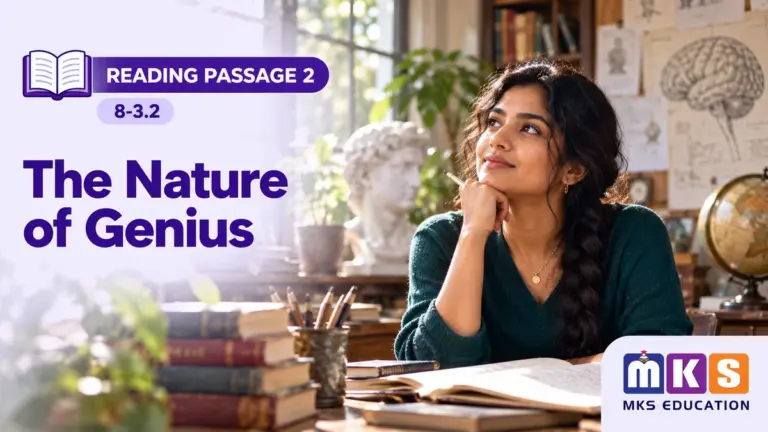 Reading 8-3.2 — The Nature of Genius — MKS Education cover