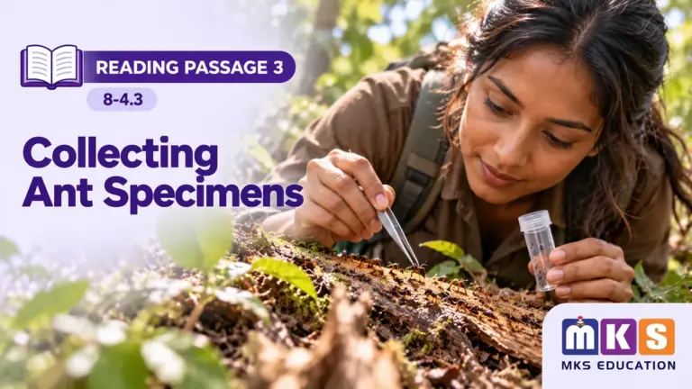 Reading 8-4.3 — Collecting Ant Specimens — MKS Education cover