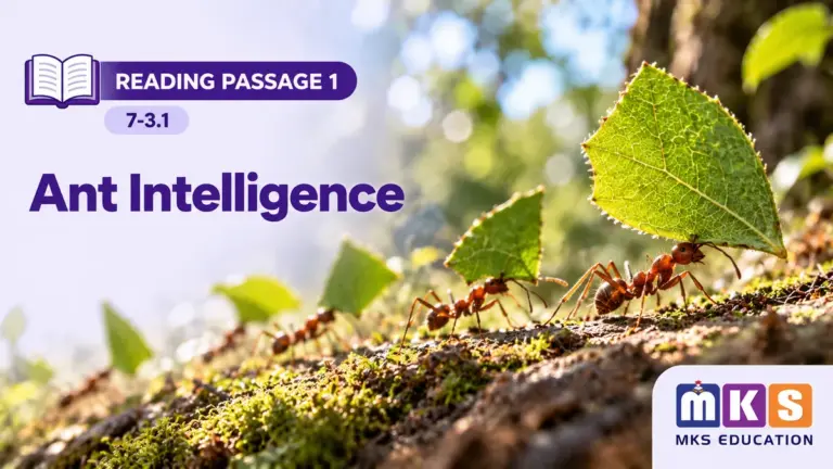 Reading 7-3.1 — Ant Intelligence — MKS Education cover