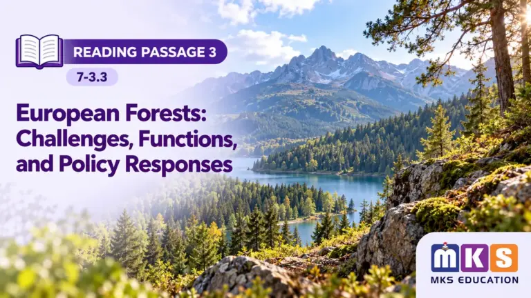 Reading 7-3.3 — European Forests: Challenges, Functions, and Policy Responses — MKS Education cover