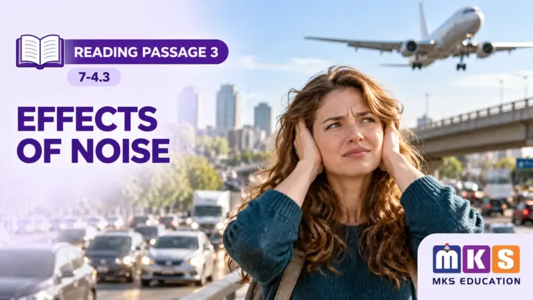 Reading 7-4.3 — EFFECTS OF NOISE — MKS Education cover