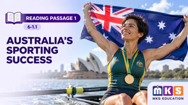 Reading 6-1.1 — AUSTRALIA'S SPORTING SUCCESS — MKS Education cover