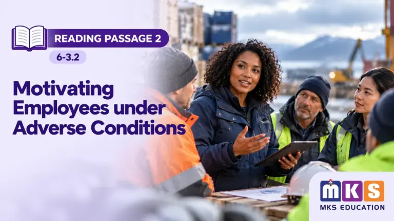 Reading 6-3.2 — Motivating Employees under Adverse Conditions — MKS Education cover