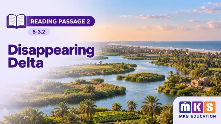 Reading 5-3.2 — Disappearing Delta — MKS Education cover