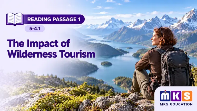 Reading 5-4.1 — The Impact of Wilderness Tourism — MKS Education cover