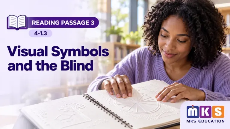 Reading 4-1.3 — Visual Symbols and the Blind — MKS Education cover