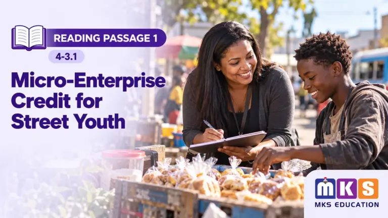 Reading 4-3.1 — Micro-Enterprise Credit for Street Youth — MKS Education cover