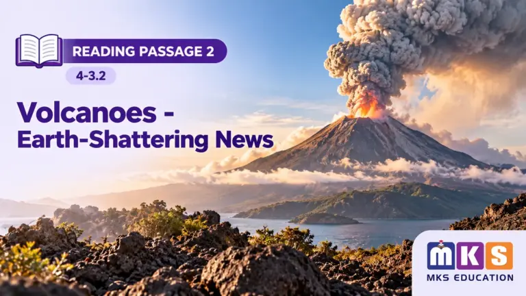 Reading 4-3.2 — Volcanoes - Earth-Shattering News — MKS Education cover