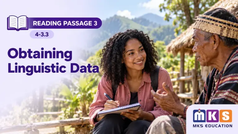 Reading 4-3.3 — Obtaining Linguistic Data — MKS Education cover