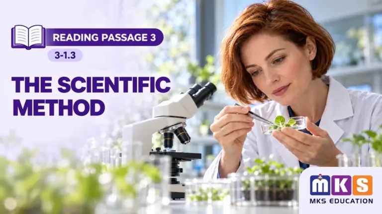 Reading 3-1.3 — THE SCIENTIFIC METHOD — MKS Education cover