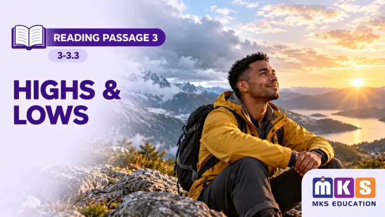 Reading 3-3.3 — HIGHS & LOWS — MKS Education cover